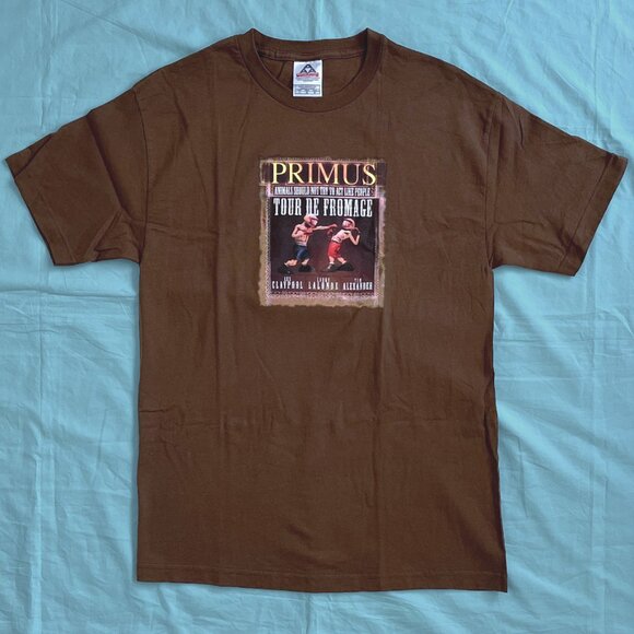 Vintage Primus "Tour De Fromage 2003" T-Shirt - Picture 1 of 8
